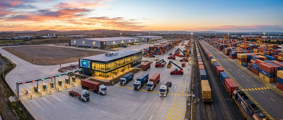 Connected and efficient inland container terminal operations