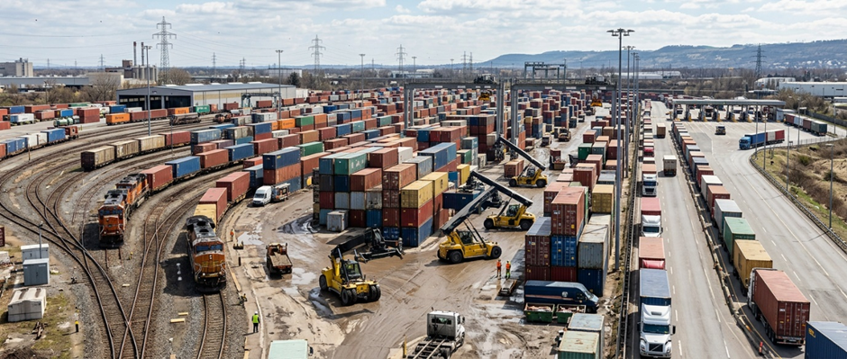 Operational challenges in inland container terminal management.